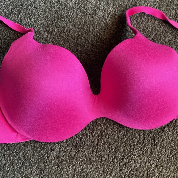 Victoria’s Secret lined Demi bra 34D. hot pink. - Picture 7 of 8